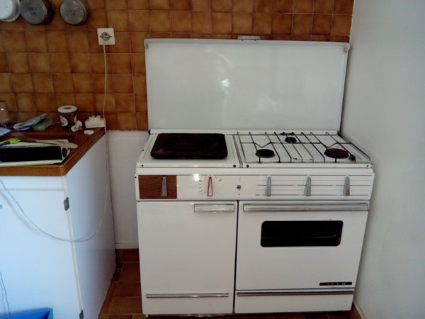 cuisinière installée